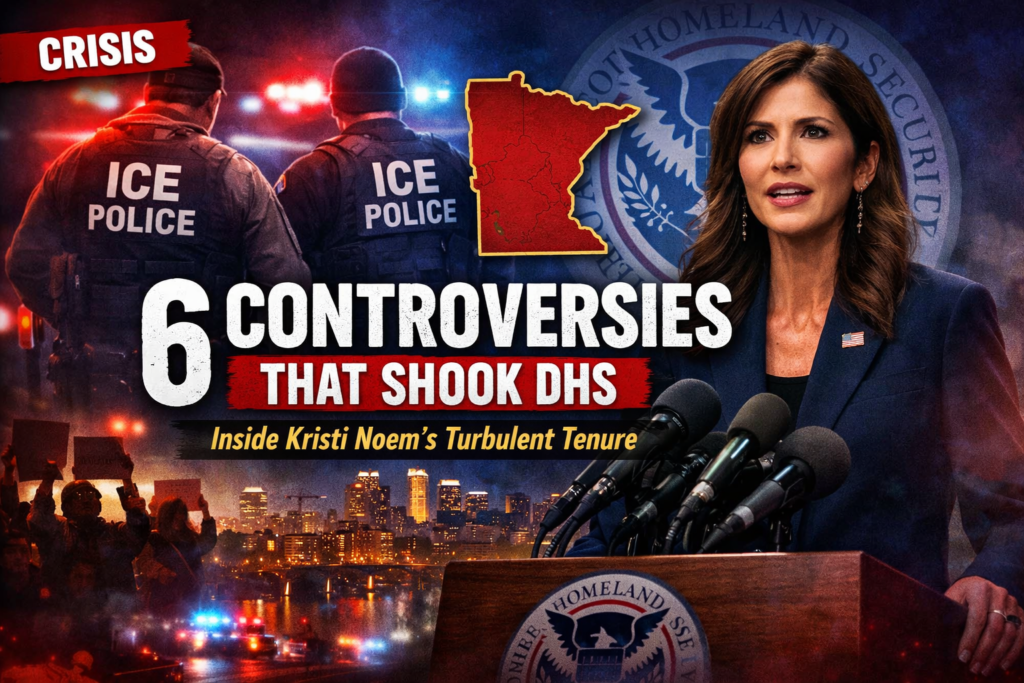 Controversies, Criticism, and Capital: Six Headlines from Kristi Noem’s Tenure as Homeland Security Secretary