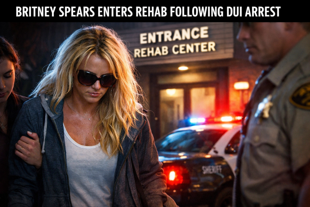 Britney Spears Enters Rehab Following DUI Arrest
