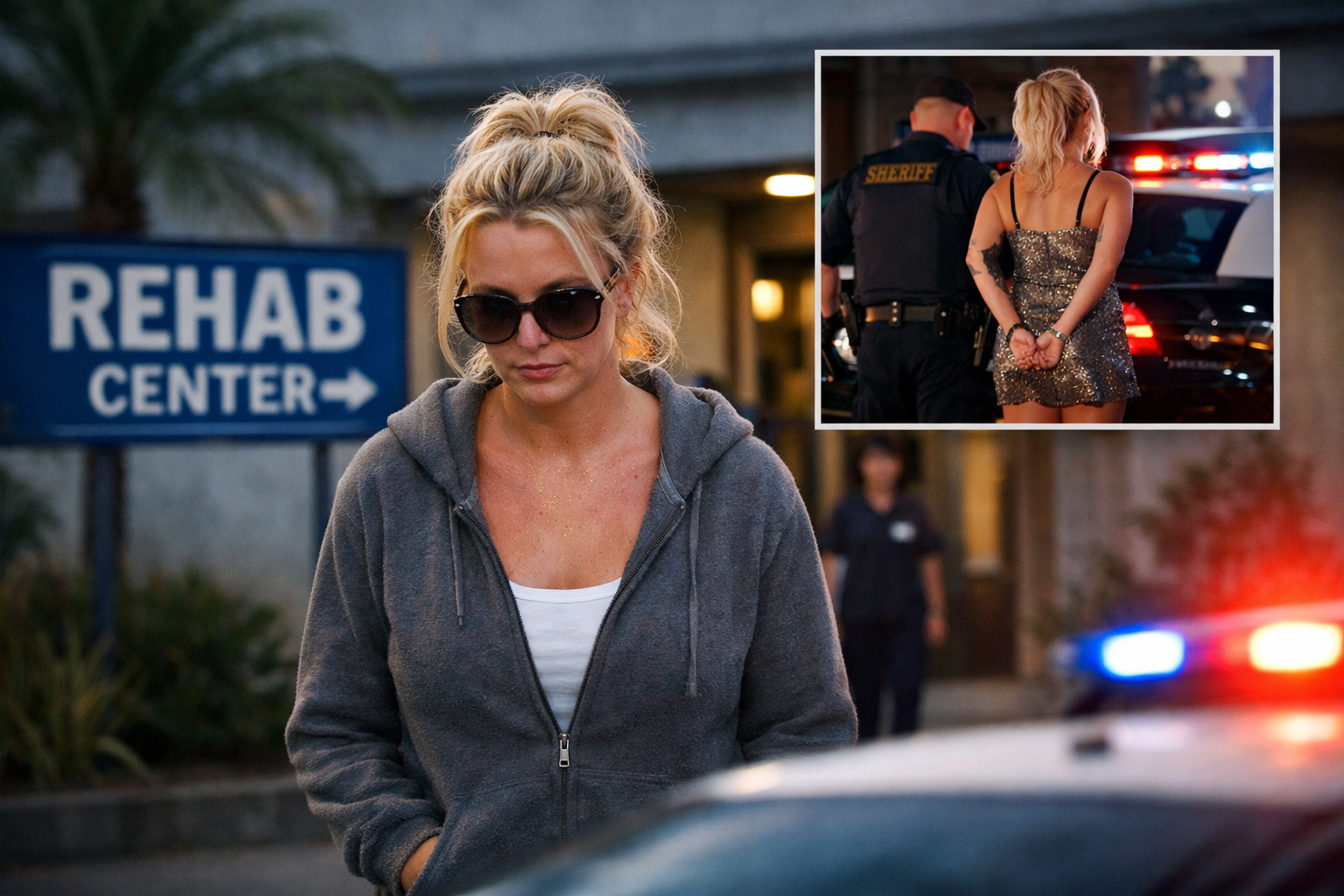 britney spears goes into rehab after driving under the influence arrest