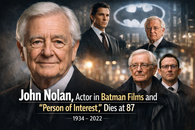 John Nolan, Actor in Batman Films and ‘Person of Interest,’ Dies at 87