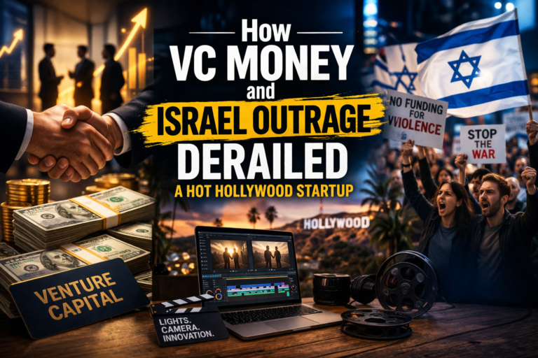 How VC Money and Israel Outrage Derailed a Hot Hollywood Startup