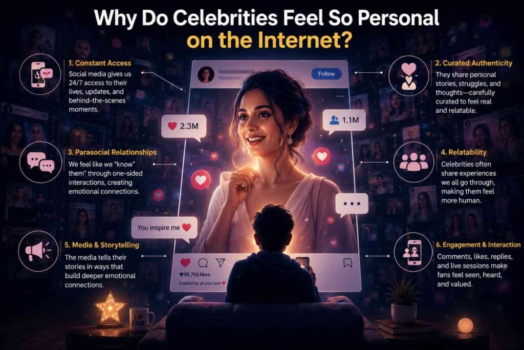 Why do celebrities feel so personal on the Internet ?