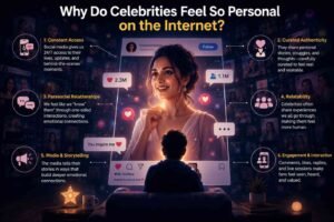 why do celebrities feel so personal on the internet